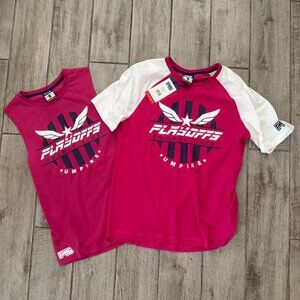 RARE: F45 Training Playoffs Umpire Tank & Tee - Medium